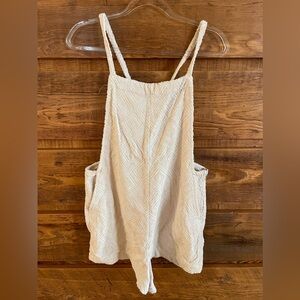 Volcom Apres Sol Terry Romper M Sand